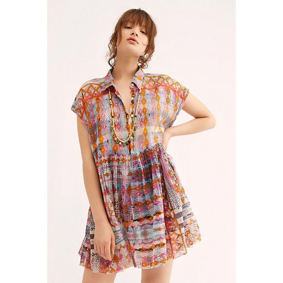 Free People Dresses & Skirts - Free People FP One Zella Tunic Dress Size S Small Pink